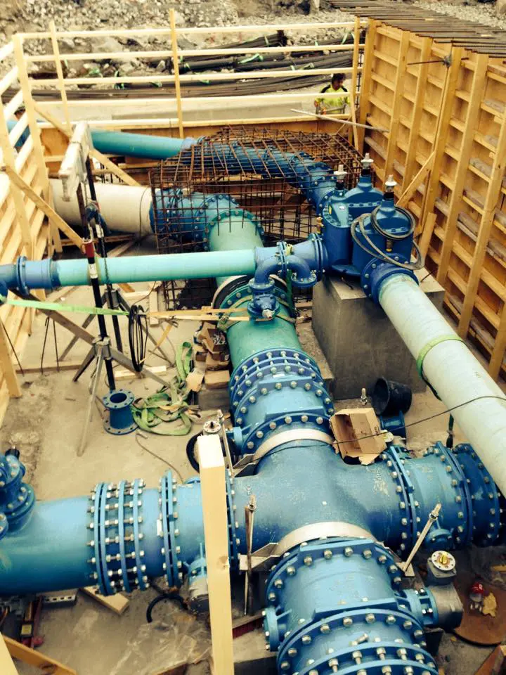 Utendørs rørleggerarbeid